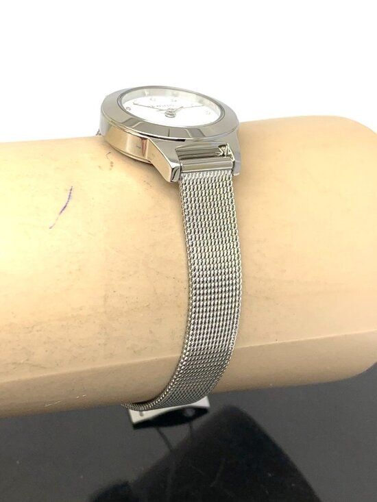 Bering Womens Watch 11125-000 Quartz White Dial 25mm Petite Mesh Stainless Steel main image 5